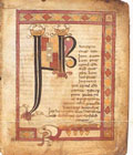 Illuminated ms. 'Stowe Missal', from A.D. 792-803